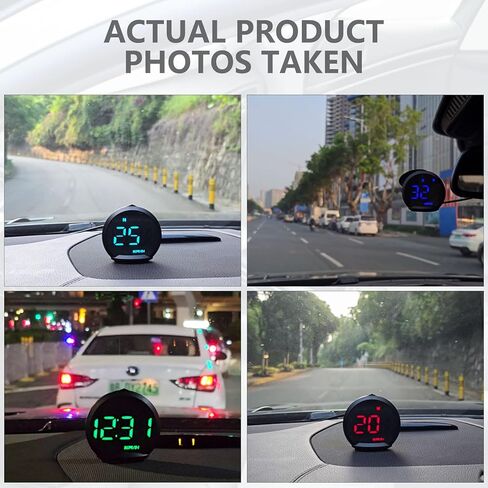 عداد السرعة الرقمي AZIJYV G13، HUD الجديد، عداد السرعة KMH Mph GPS مع إنذار السرعة الزائدة، إنذار القيادة التعب، توصيل وتشغيل USB، شاشة عرض رأس عالمية مناسبة لجميع السيارات in Kuwait