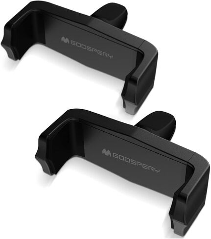 GOOSPERY [عبوة من قطعتين] حامل هاتف عالمي للسيارة مع مشبك تهوية هوائي وحامل حر اليدين للسيارات المتوافقة مع هواتف iPhone وGalaxy وHuawei وXiaomi وGoogle وOnePlus ومعظم الهواتف الذكية in Kuwait