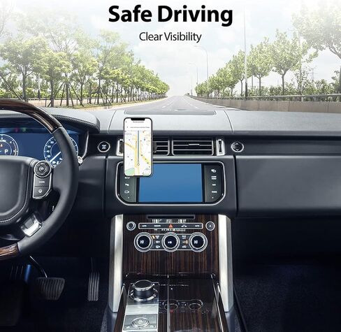 GOOSPERY [عبوة من قطعتين] حامل هاتف عالمي للسيارة مع مشبك تهوية هوائي وحامل حر اليدين للسيارات المتوافقة مع هواتف iPhone وGalaxy وHuawei وXiaomi وGoogle وOnePlus ومعظم الهواتف الذكية in Kuwait