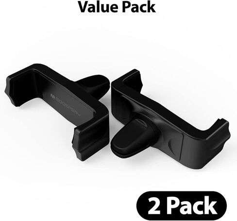 GOOSPERY [عبوة من قطعتين] حامل هاتف عالمي للسيارة مع مشبك تهوية هوائي وحامل حر اليدين للسيارات المتوافقة مع هواتف iPhone وGalaxy وHuawei وXiaomi وGoogle وOnePlus ومعظم الهواتف الذكية in Kuwait