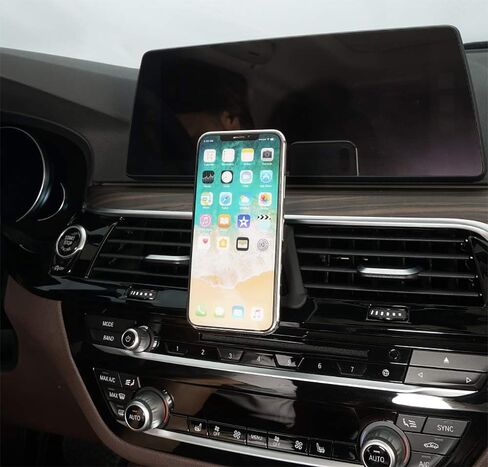 حامل هاتف BEERTE مناسب لسلسلة BMW 5 2017 2018 2019 2020 2021 2022 فتحة تهوية مغناطيسية قوية للوحة قيادة السيارة، حامل هاتف خلوي، حامل هاتف مغناطيسي مناسب لأي هاتف ذكي بوصة in Kuwait