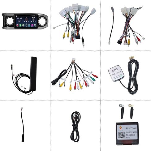 ستيريو سيارة اندرويد 10 لتويوتا تاكوما 2016 2017 2018 2019 2020 2021 2022، راديو بديل بنظام تحديد المواقع والملاحة بشاشة لمس 10 انش يدعم واي فاي كاربلاي بلوتوث in Kuwait