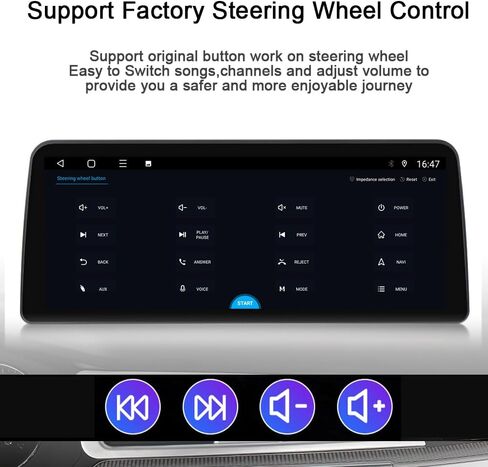 أندرويد 13.0 لهوندا أكورد 8th راديو 2008-2012 أندرويد أوتو كاربلاي مع 12.3 بوصة IPS شاشة تعمل باللمس سيارة استقبال الصوت لتحديد المواقع واي فاي SWC كاميرا احتياطية in Kuwait