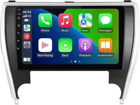 راديو ستيريو سيارة لسيارة تويوتا كامري 2015 2016 2017، وحدة راس اندرويد 11 شاشة لمس مدمجة في ابل كاربلاي اندرويد اوتو DSP IPS بلوتوث نظام تحديد المواقع والملاحة 2G RAM 32G روم in Kuwait