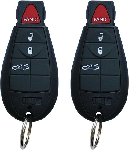 مفتاح فوب متوافق مع 2008-2010 كرايسلير 300 2008-2014 دودج تشالنجر 2008-2013 دودج تشارجر 2008-2013، مفتاح تحكم عن بعد للدخول بدون مفتاح بيست ريموتس 4 ازرار بديل لـ M3N5WY783X IYZ-C01C in Kuwait