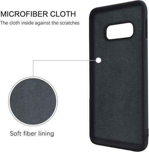BENTOBEN for Samsung Galaxy S10e Case, Slim Silicone Soft Rubber with 360掳 Ring Holder Kickstand Car Mount Supported Shockproof Protective Cases Cover for Samsung Galaxy S10e 5.8", Antique White in Kuwait