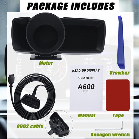 obd2 سيارة hud سيارة رئيس يصل العرض مقياس متعدد الوظائف مع obd2 + gps نظام مزدوج الرقمية LCD gps رؤساء يصل عرض لوحة القيادة الكمبيوتر الذكية عداد السرعة لجميع المركبات السيارات شاحنة in Kuwait