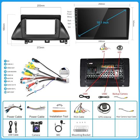 for Honda Odyssey 2005 2006 2007 2008 2009 2010 Android 15.0 Car Stereo in Kuwait