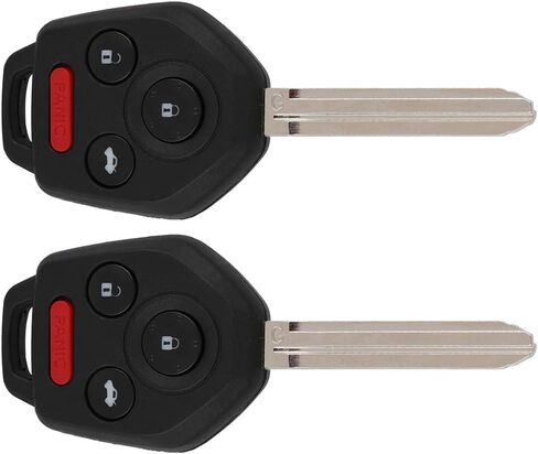 OCPTY 2 X Flip Key Entry Remote Control Uncut Key Fob Transmitter استبدال لسوبارو امبريزا 2013-2018 لسوبارو فورستر 12 13 14 15 16 17 18 CWTWBU766 57497-FJ031 / 57497-FJ240 in Saudi Arabia