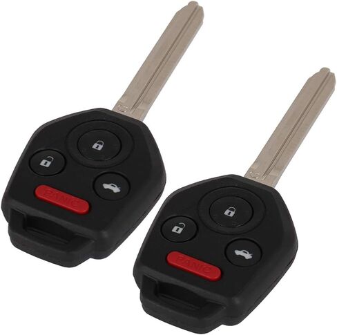 OCPTY 2 X Flip Key Entry Remote Control Uncut Key Fob Transmitter استبدال لسوبارو امبريزا 2013-2018 لسوبارو فورستر 12 13 14 15 16 17 18 CWTWBU766 57497-FJ031 / 57497-FJ240 in Saudi Arabia