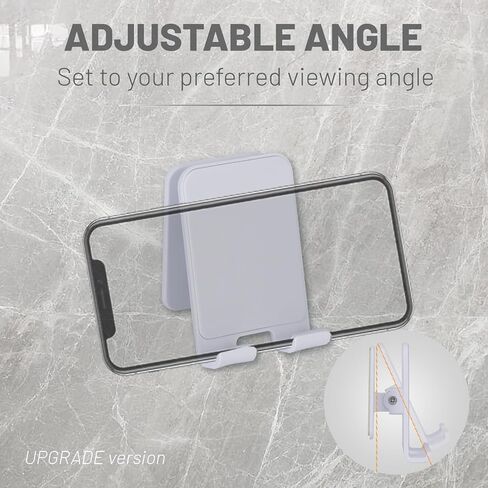 FutuxyTech 【Adjust &Reusable &Washable】 Replacement for Airstick Phone Holder Mirror Mount TikTok Cradle Glass Mount Phone Holder Shower Phone Holder (White) in Kuwait
