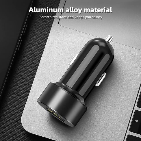 شاحن سيارة Aceyoon USB C، 18 وات PD QC3.0 شاحن حائط USB مزدوج قابس 2 منفذ C شاحن هاتف سريع USB لشحن طاقة السيارة لأجهزة iPad وSamsung Galaxy وLG وGoogle Pixel وMoto وMotorola in Kuwait