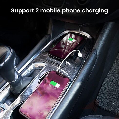 شاحن سيارة لاسلكي من كوكا باتر لوحدة التحكم المركزية مع صينية شيفروليه ماليبو مع منفذ يو اس بي، قاعدة شحن جوال لاسلكية سريعة للسيارة in Kuwait