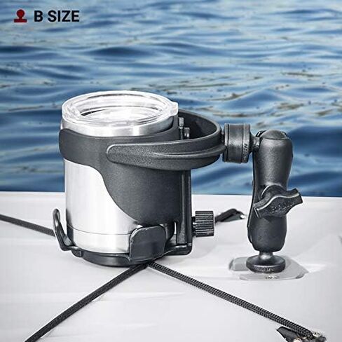 حامل مشروبات RAM Mounts RAP-B-417BU Level Cup XL 32oz مع كرة مع كرة مقاس B 1 بوصة in Saudi Arabia