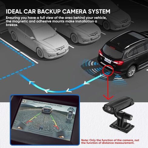 دليل وصلة الوصل العكسي RVsTrailer™ للمركبات الترفيهية مع بطارية مدمجة، وكاميرا الرؤية الخلفية للرؤية الليلية المقاومة للماء عالية الدقة، مع كاميرا تثبيت مغناطيسية ولاصقة للسيارة، والشاحنة والمقطورة RV، والتخييم in Kuwait