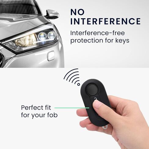 غطاء مفتاح سيليكون kwmobile متوافق مع مفتاح سيارة Fiat Lancia ذو 3 أزرار in Saudi Arabia
