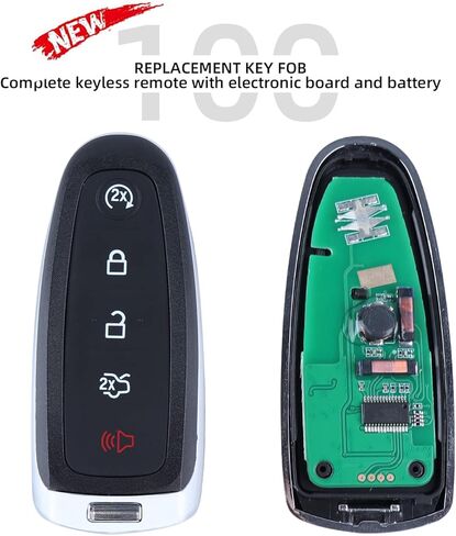جهاز تحكم عن بعد ذكي للدخول بدون مفتاح مناسب لسيارة فورد ايدج اكسبلورر 2011-2015، فليكس فوكس توروس 2013-2019 ولينكولن MKX MKS MKT بديل P/N: M3N5WY8609 ID46 315Mhz، قطعة واحدة in Kuwait