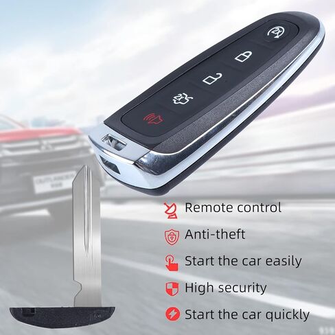 جهاز تحكم عن بعد ذكي للدخول بدون مفتاح مناسب لسيارة فورد ايدج اكسبلورر 2011-2015، فليكس فوكس توروس 2013-2019 ولينكولن MKX MKS MKT بديل P/N: M3N5WY8609 ID46 315Mhz، قطعة واحدة in Kuwait