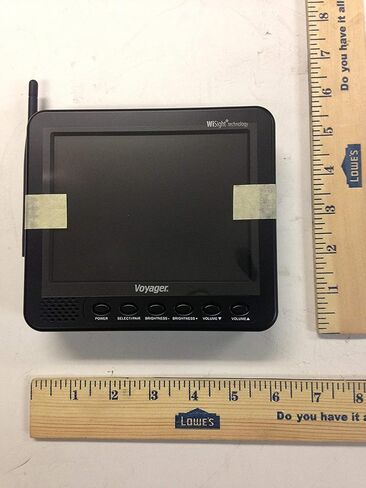 شاشة/جهاز استقبال LCD رقمي لاسلكي Voyager WVOM541AP مقاس 5.6 بوصة، تقنية WiSight، تدعم ما يصل إلى 4 كاميرات WCVMS130AP، يسمح الاقتران التلقائي بإقران الشاشة بالكاميرا مع لمسة زر واحدة (متجدد) in Kuwait