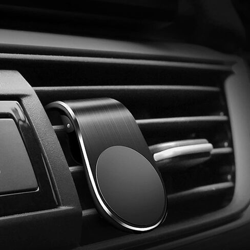 Jowxsx Universal Phone Holder Clip Car Air Vent Magnetic Mount Holder Bracket for Cell Phone GPS Suporte Celular Car Phone Holder (Black) in Saudi Arabia