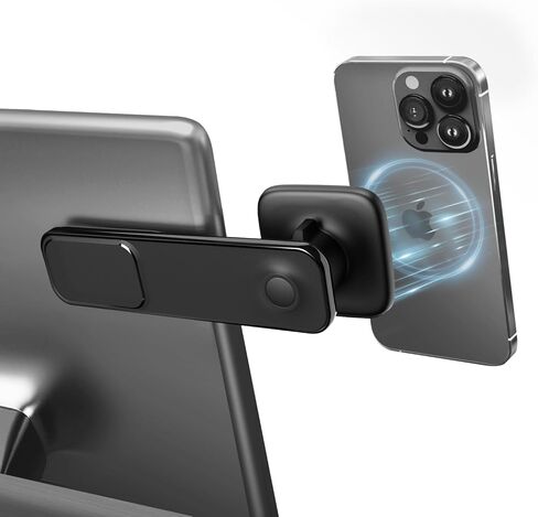 ZKJAYOE لحامل هاتف السيارة MagSafe، حامل هاتف مغناطيسي عالمي لطراز Tesla 3 Y X S، الكمبيوتر المحمول، جميع الشاشات، ملحقات Tesla Model 3 Y، يناسب جميع هواتف iPhone 15 Pro Max 14 13 12 Samsung in Kuwait