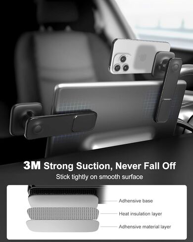 ZKJAYOE لحامل هاتف السيارة MagSafe، حامل هاتف مغناطيسي عالمي لطراز Tesla 3 Y X S، الكمبيوتر المحمول، جميع الشاشات، ملحقات Tesla Model 3 Y، يناسب جميع هواتف iPhone 15 Pro Max 14 13 12 Samsung in Kuwait