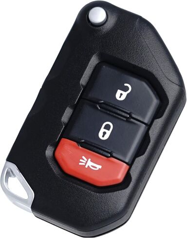 Smart Key Fob Remote Replacement Fits for Jeep Wrangler 2018 2019 2020 2021 2022 /Gladiator 2020-2022 OHT1130261 Keyless Entry Remote Control 68416782AA 4A chip in Saudi Arabia