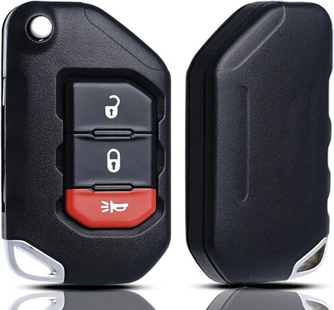 Smart Key Fob Remote Replacement Fits for Jeep Wrangler 2018 2019 2020 2021 2022 /Gladiator 2020-2022 OHT1130261 Keyless Entry Remote Control 68416782AA 4A chip in Saudi Arabia