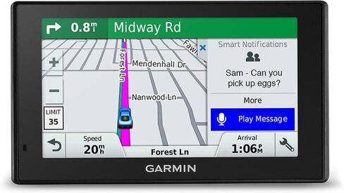 Garmin DriveSmart 51 LMT-S Bluetooth GPS للسيارات مع خرائط مدى الحياة وحركة المرور (متجدد) in Saudi Arabia