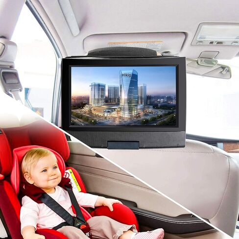 Hikig Car Headrest Mount Holder Strap for Swivel and Flip Style Portable DVD Player - 7 Inch to 11.5 Inch Screen in Kuwait