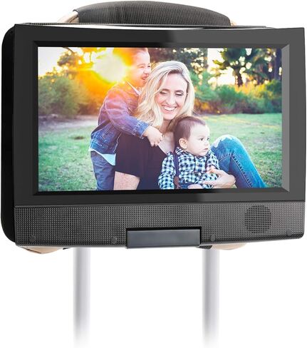 Hikig Car Headrest Mount Holder Strap for Swivel and Flip Style Portable DVD Player - 7 Inch to 11.5 Inch Screen in Kuwait