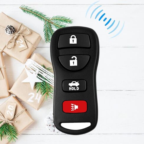 Replacement for 02-2006 Nissan Maxima Altima Murano , 03-2009 350Z Quest Armada , 07-2015 Nissan Sentra Versa , Keyless Entry Car Key That Use 4 Button FCCID: KBRASTU15 CWTWB1U733 (Pack of 2) in Kuwait