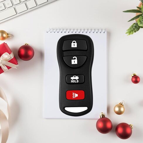 Replacement for 02-2006 Nissan Maxima Altima Murano , 03-2009 350Z Quest Armada , 07-2015 Nissan Sentra Versa , Keyless Entry Car Key That Use 4 Button FCCID: KBRASTU15 CWTWB1U733 (Pack of 2) in Kuwait