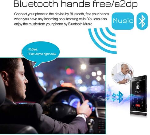 كاميرا احتياطية مجانية من EZoneTronics مرفقة + مزدوجة Din Car Stereo DVD Player Radio Bluetooth 2 Din Capacitive Touch Screen Support USB SD 1080P جهاز تحكم عن بعد متعدد اللغات in Kuwait