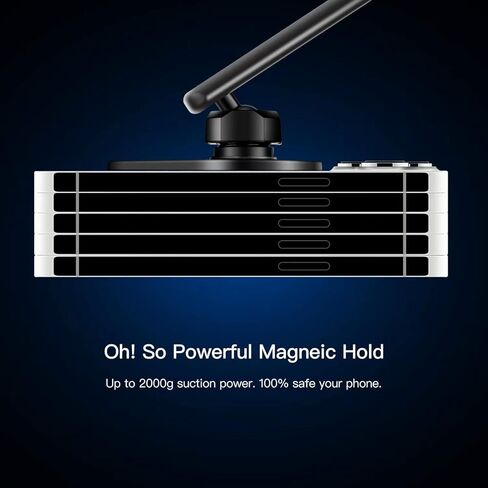 enGMOLPHY Magnetic Phone Mount for Car, Dashboard Magsafe Car Mount [Super Suction Cup], Universal Handsfree Dash Cell Phone Holder Car, Fit for iPhone 13/12 Pro Max Mini Magsafe Case & All Phones in Kuwait