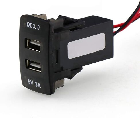 QC3.0 + 5V 3A مقبس طاقة USB مزدوج، شاحن سيارة سريع الشحن USB محول للهواتف الذكية PDA Android GPS يستخدم لهوندا in Kuwait