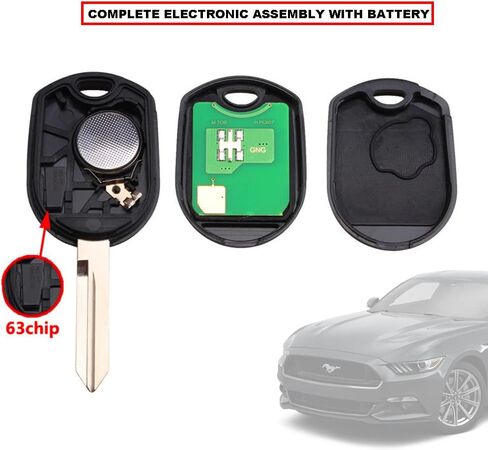Remote Fob Replacement for FCCID: CWTWB1U793 Fits Ford F150 F250 F350 04-2016/ F-450 Flex 09-2017 Explorer 01-2015/ Escape Ranger 01-2011 Fusion 06-2012/ Econoline 04-2013 /Mercury 3btn (Pack of 2) in Kuwait