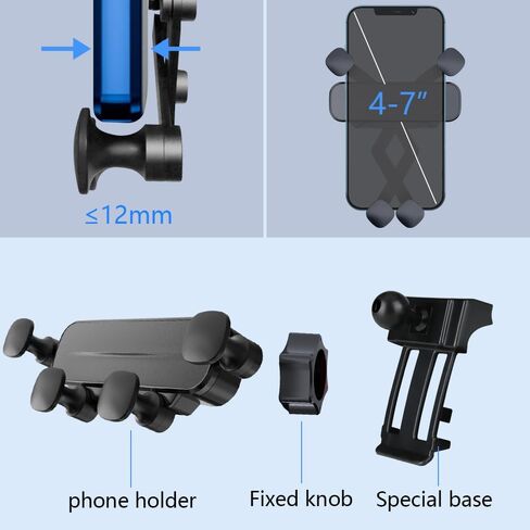 Car Phone Holder Mount for 2021 2022 2023 2024 Jaguar F-PACE SUV SVR，2021-2024 Jaguar XF Auto Accessories Interior Decoration Mobile Cell Smartphone Bracket in Kuwait