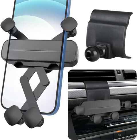 LUNQIN Car Phone Holder Mount for 2019 2020 2021 2022 2023 Audi A6 A7 S6 S7 RS6 RS7 Allroad Auto Accessories Interior Decoration Mobile Cell Smartphone Bracket in Kuwait