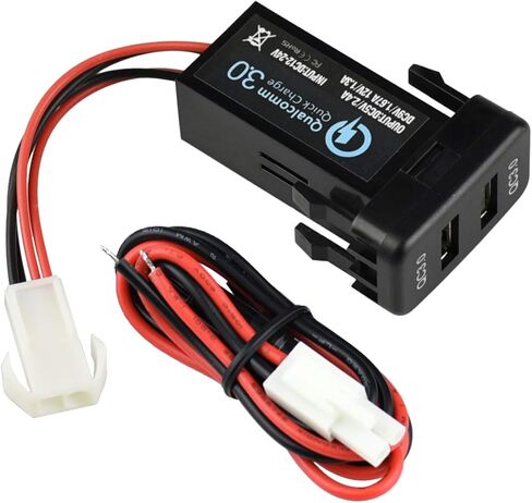 شاحن سيارة Cllena بمنفذين USB سريع لشاحن كاميرا الهاتف المحمول MP3 لسلسلة سيارات تويوتا in Kuwait