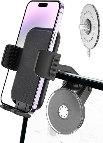 حامل هاتف Aozcu Tesla للطراز Y Model 3، [الطرق الوعرة مستقرة] حامل الهاتف الخلوي للسيارة للوحة أجهزة القياس لشاشة Tesla، مهد Tesla بدون استخدام اليدين لهواتف iPhone 15 14 13 12 Pro Max 4-7 بوصات in Kuwait