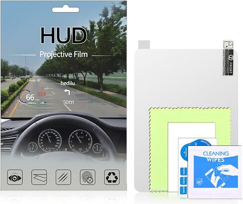 Hud Reflective Film, Windshield Film for Heads Up Display Head-Up Display Windscreen Film, Mobile Phone Projection Reflective Film, Protective Screen Windshield Film - 5.9x5.1 inch, 2 Pack in Saudi Arabia
