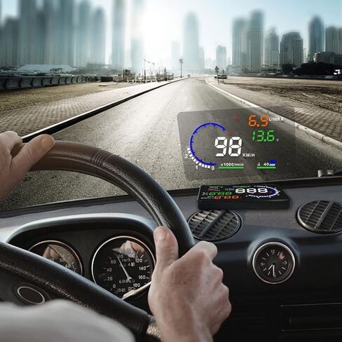 Hud Reflective Film, Windshield Film for Heads Up Display Head-Up Display Windscreen Film, Mobile Phone Projection Reflective Film, Protective Screen Windshield Film - 5.9x5.1 inch, 2 Pack in Saudi Arabia