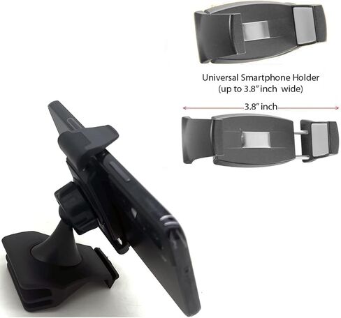 LycoGear Custom Fit Tesla 3/Y Smartphone Holder Air Vent Mount for All iPhone 14 15 Max Pro Plus Ultra Series/Galaxy S23 S24 & Other Android Phone for Model III & Y (2016-2024) in Saudi Arabia