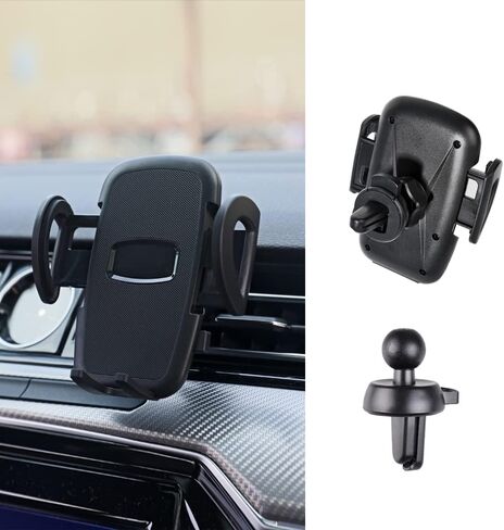 حامل هاتف السيارة من بانسيكو، حامل عالمي للهاتف الخلوي للوحة قيادة السيارة، الزجاج الأمامي التلقائي، فتحة تهوية مكيف الهواء في السيارة، مع ذراع طويل قابل للتعديل وكوب شفط قوي in Kuwait