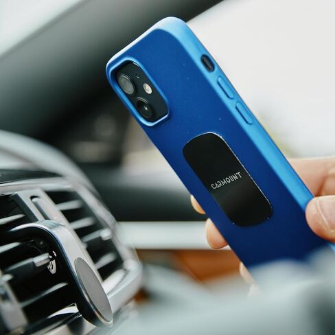 CARMOUNT Minimal Vent Mount – Magnetic Phone Holder for Car, Quick Air Vent Clip Magnetic Phone Mount, Portable Travel Bag, Ideal for Rental Phone Holder, Extra Universal Metal Plates in Kuwait