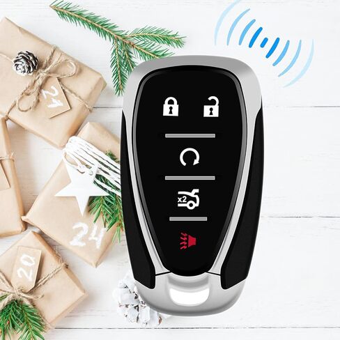 Replacement for Proximity Smart Keyless Entry Remote Control Car Key Fob Fits for Chevy Cruze 2016-2019 / Chevy Malibu , Camaro 2016-2021 FCCID: HYQ4EA ID46 Chip (433MHz) 1 Pack in Kuwait