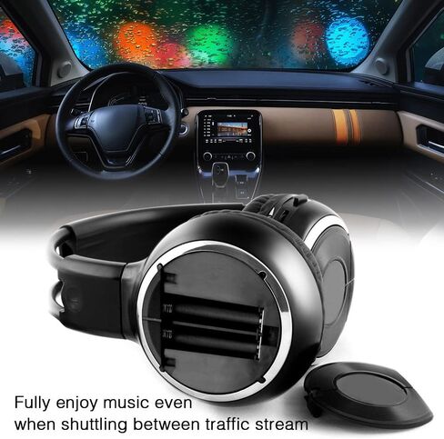 سماعات AYVVPII IR للسيارة DVD، سماعات رأس السيارة اللاسلكية، سماعة رأس الأشعة تحت الحمراء العالمية 2 قناة لنظام الترفيه في السيارات قطعتين in Kuwait