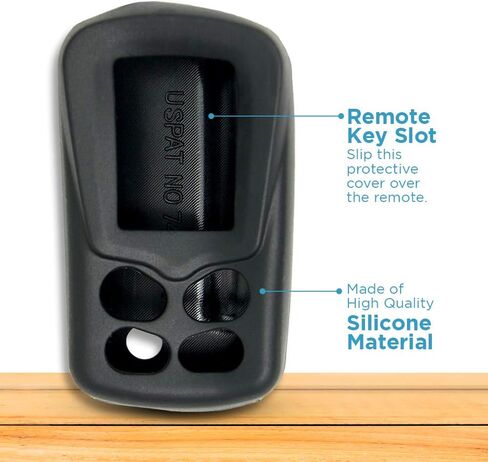 بديل Keyless2Go لحافظات الحماية الجديدة من السيليكون لجهاز Viper Python Remote 479V - أسود - (عبوتان) in Saudi Arabia