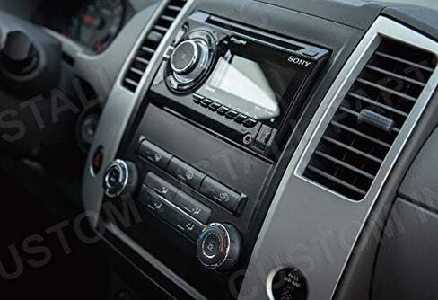 مجموعة لوحة عدادات راديو ستيريو مزدوجة Din لسيارة نيسان فرونتير اكستيرا 2009-2013 مع سلك ومحول هوائي in Kuwait